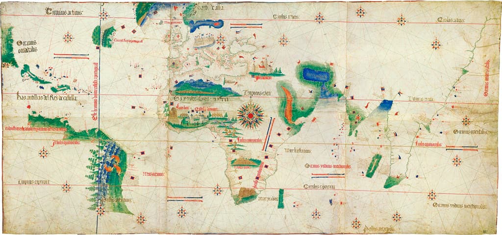 Planisferio de Cantino Planisferio de cantino