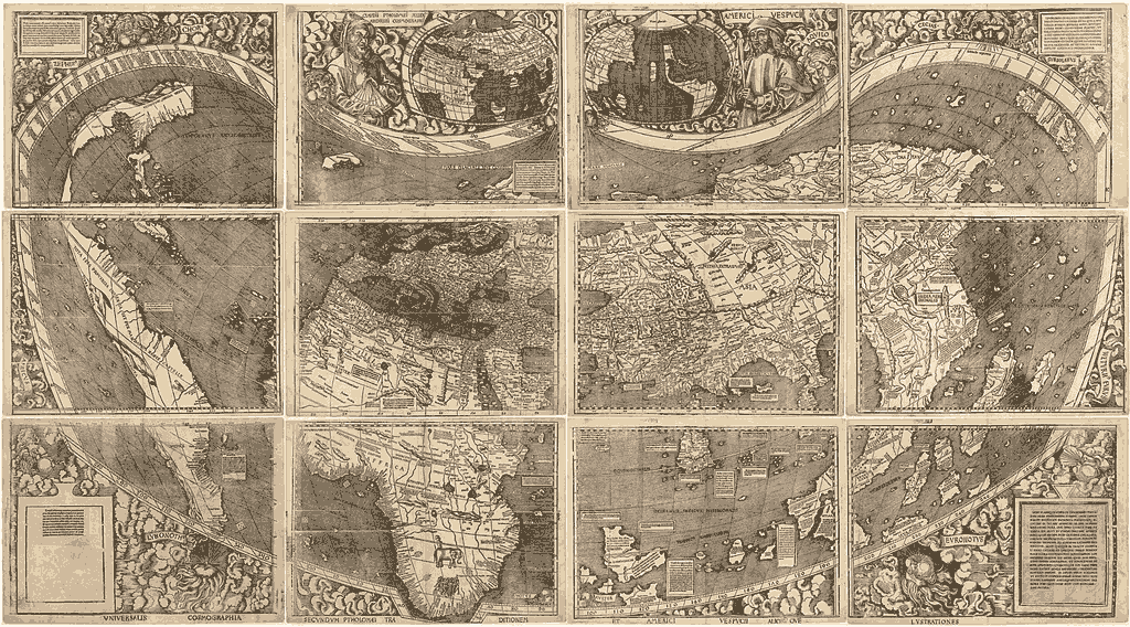 Universalis Cosmographia, 1507 Universalis Cosmographia, 1507